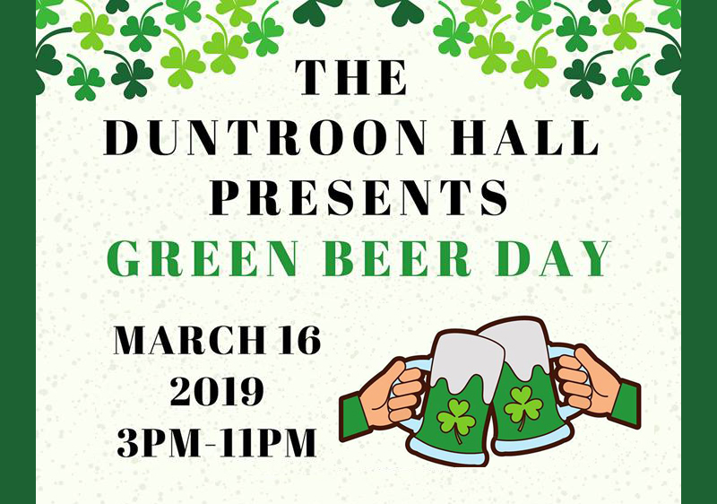 March 16-17 – Raise a Glass to Celebrate New Beginnings and St. Patrick’s Day When You Visit Stayner this Weekend