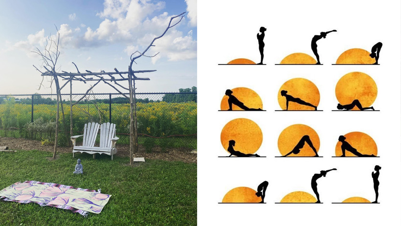 Zen Out(side) at Yoga in the Garden